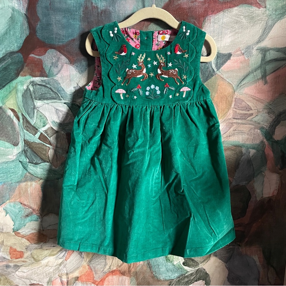 Baby Boden Embroidered Woodland Jumper